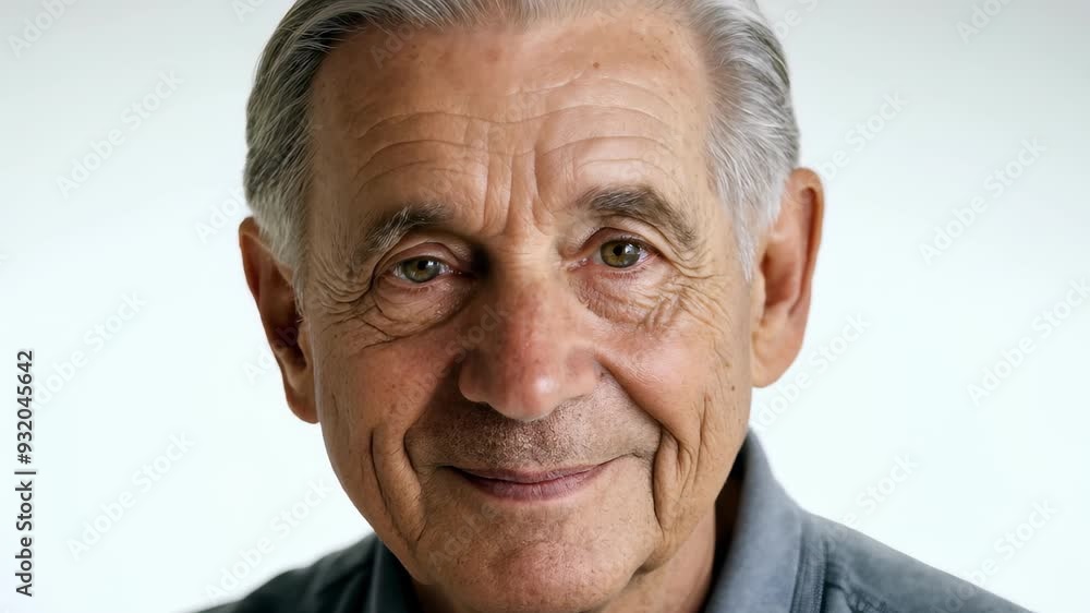 Senior Man With Gray Hair Smiling Confidently. Concept of Aging Gracefully, Wisdom, Positivity, and Senior Lifestyle. Senior Man With Gray Hair Smiling Confidently. Concept of Aging Gracefully, Wisdom, Positivity, and Senior Lifestyle.