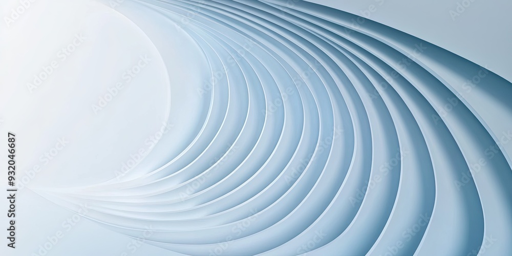 modern white and light blue stripes background with curved and geometric round shape modern white and light blue stripes background with curved and geometric round shape