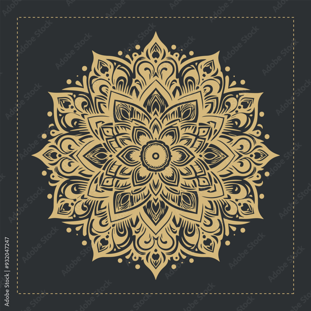 Abstract mandala pattern, Geometric shape, Unusual flower shape, golden color mandala design, Flower mandala, black and white mandala, pattern Vector illustration Islam, coloring book page, Abstract mandala pattern, Geometric shape, Unusual flower shape, golden color mandala design, Flower mandala, black and white mandala, pattern Vector illustration Islam, coloring book page,