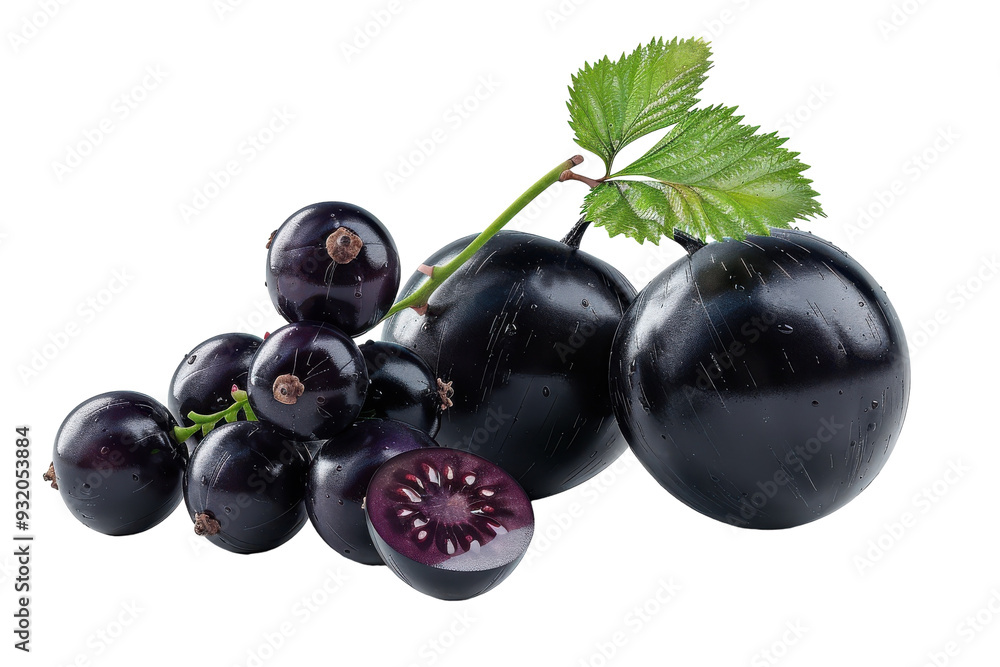 Delicious Black Currant Drink Isolated On Transparent Background Delicious Black Currant Drink Isolated On Transparent Background