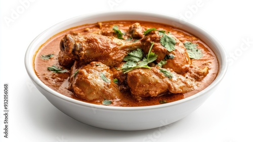 Chicken makhani png collection indian food 3d transparent for product presentation.