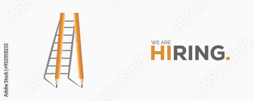 We are hiring. we're hiring creative concept. Hiring creative work. open vacancy design, Hiring social media poster design.