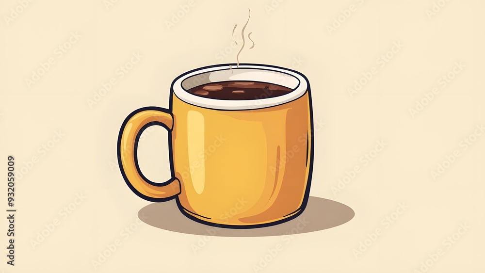 Steaming Hot Cup of Coffee or Tea