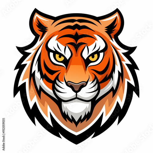 Tiger Head Vector Logo Style