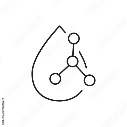 retinol icon design, isolated on white background, vector illustration