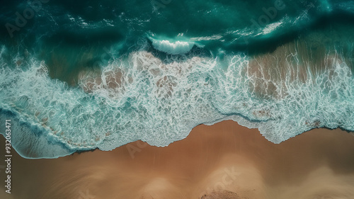 Vista Aérea de la Playa y el Bosque