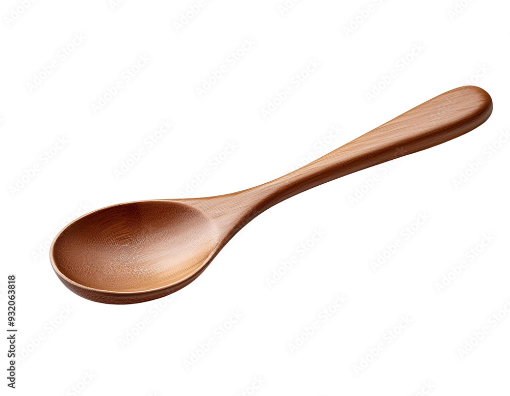 Simple Wooden Spoon Isolated on Transparent background Simple Wooden Spoon Isolated on Transparent background