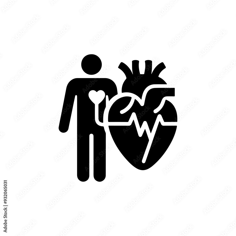 Human heart Silhouette Human heart Silhouette