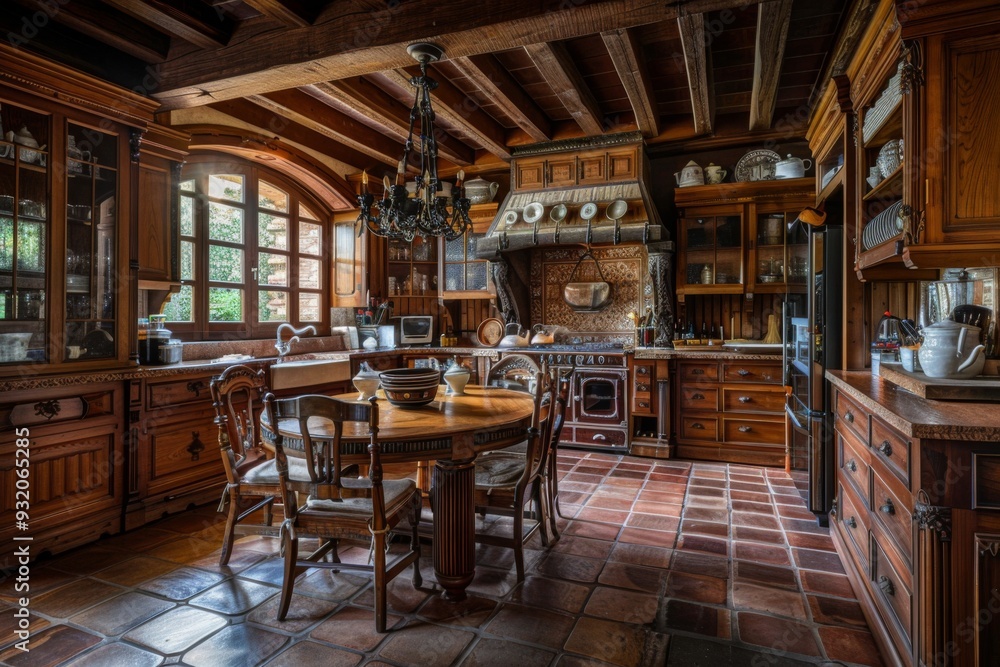 Fototapeta premium Interior of a French home