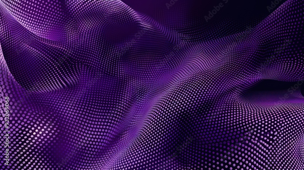 Abstract Purple Dotted Wave Abstract Purple Dotted Wave