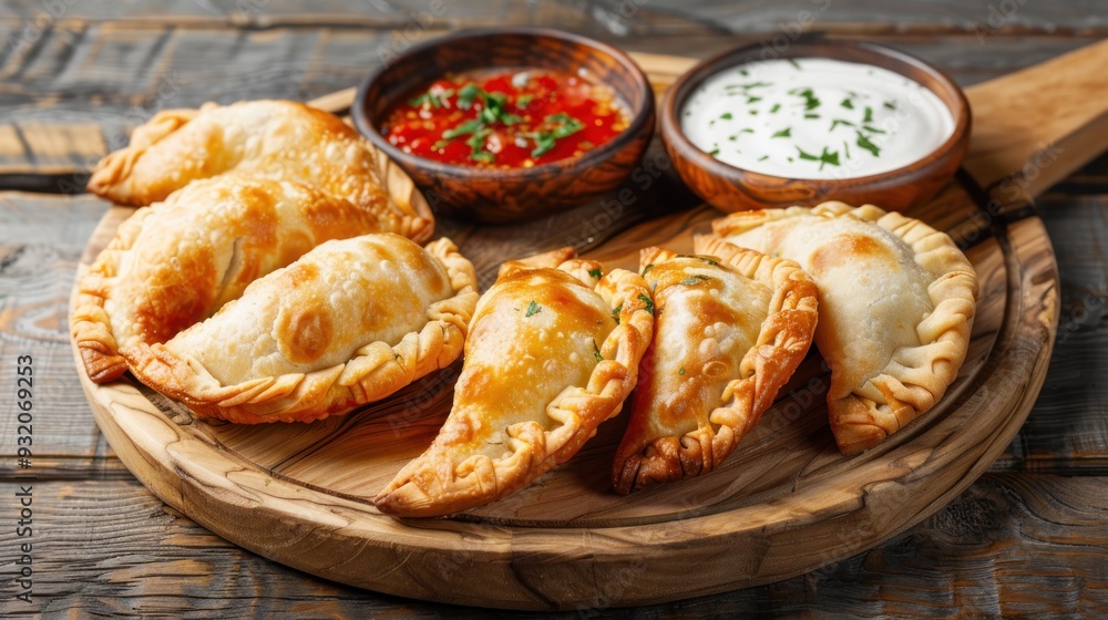Delicious Empanadas with Dips Delicious Empanadas with Dips