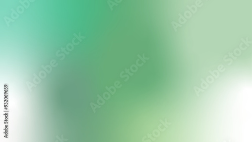Green gradient aura light background