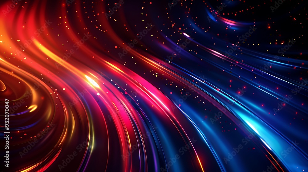 Obraz premium Abstract Swirling Light