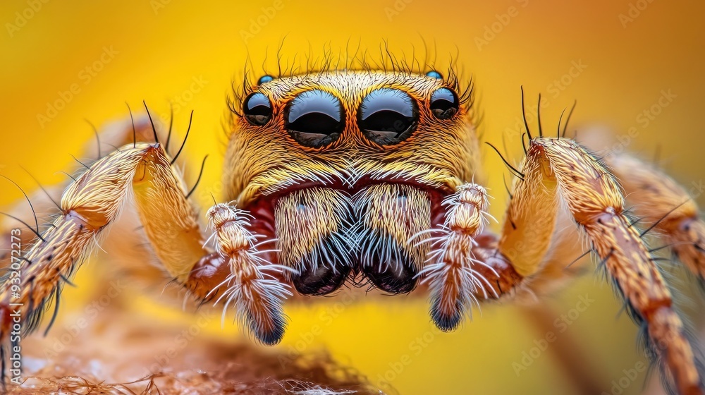 Close Up of a Jumping Spider Close Up of a Jumping Spider