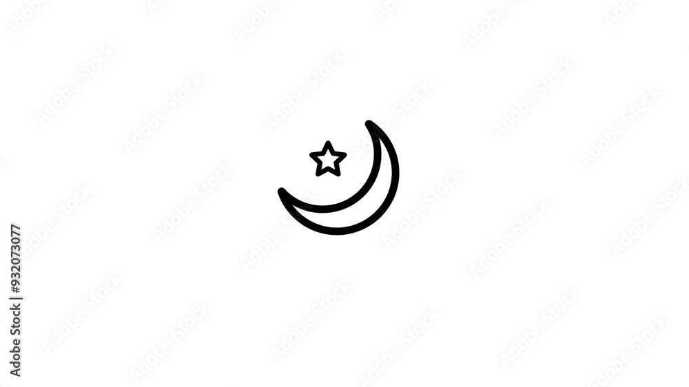 Animation of the rising and setting of the Sun and the moon Animation of the rising and setting of the Sun and the moon