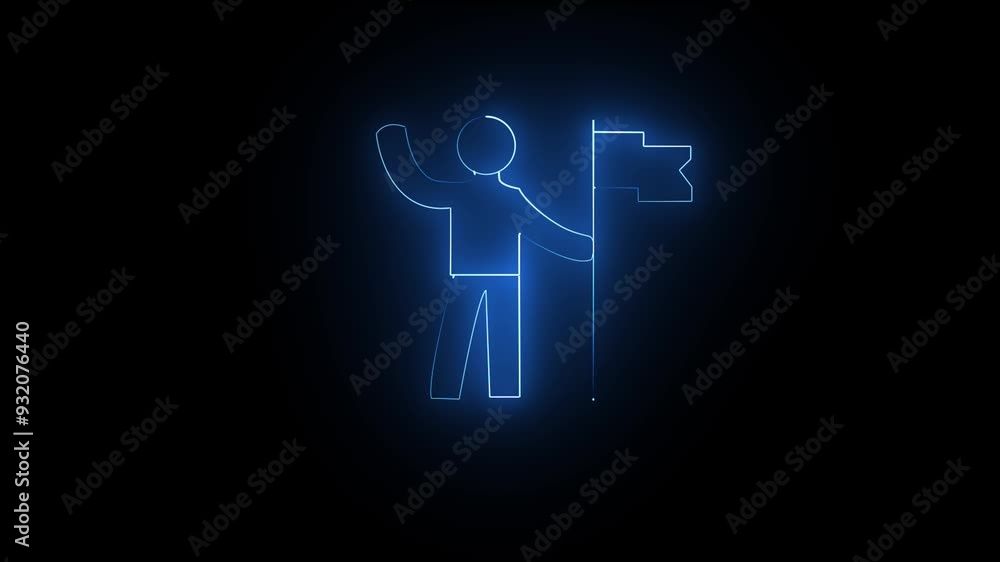 Rare video of Laine drawing success of young man holding national flag in victory celebration Rare video of Laine drawing success of young man holding national flag in victory celebration