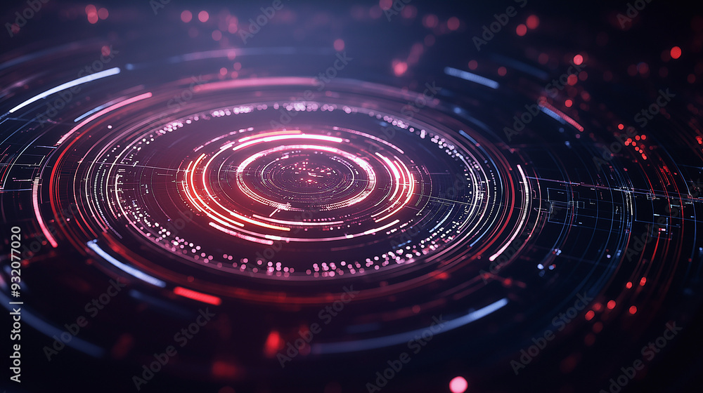 sleek futuristic tech interface with glowing sleek futuristic tech interface with glowing