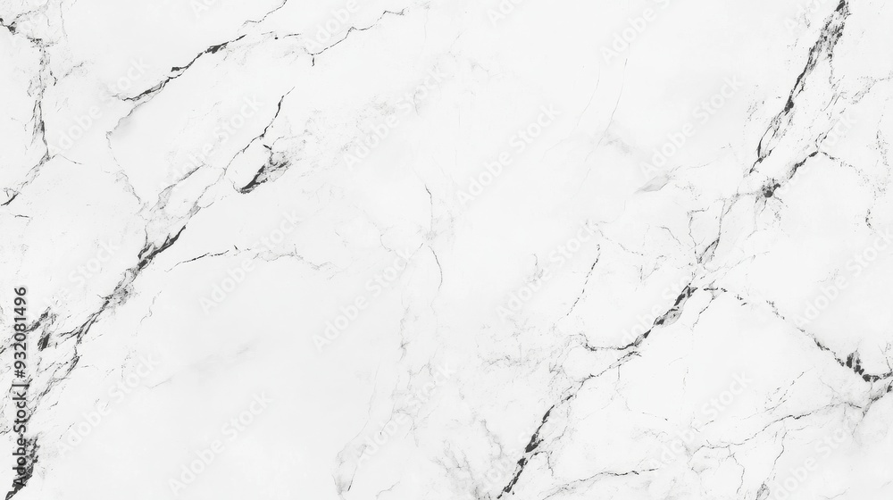 Obraz premium White Marble Texture, Black Veins, Minimalist Background, Abstract, Interior Design, Stone, Texture