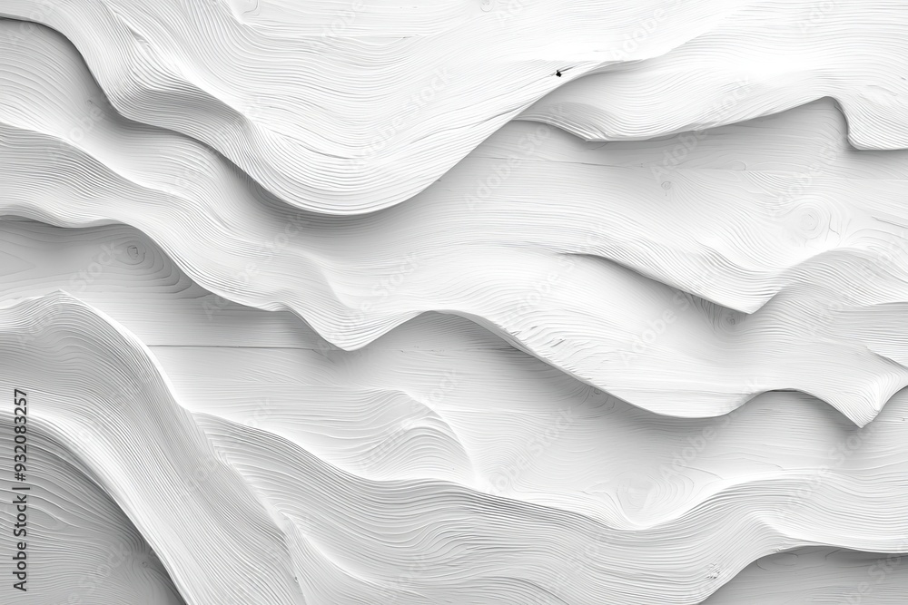 Obraz premium Abstract background of white plywood texture created with generative AI