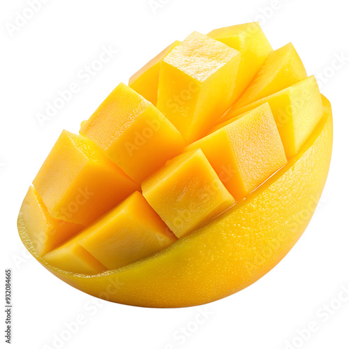 mango isolated on transparent background png photo