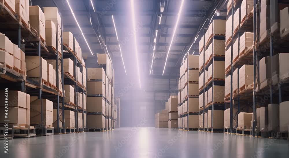 Efficient Cold Storage A Symphony in Supply Chain Logistics Concept ...