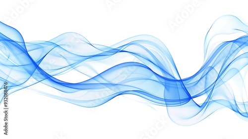 Abstract Blue Wave Design