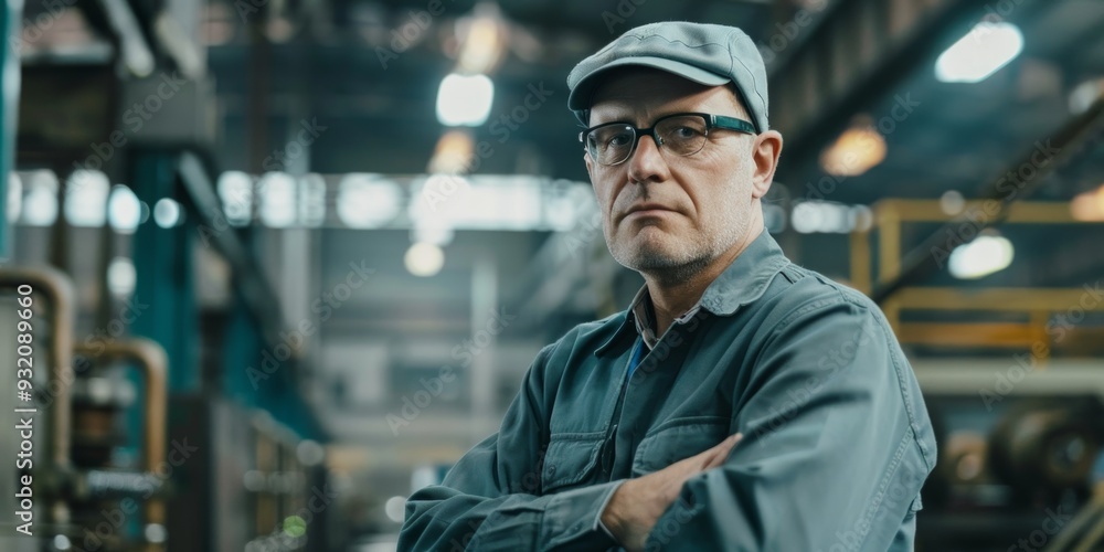 Portrait of a Factory Worker Portrait of a Factory Worker