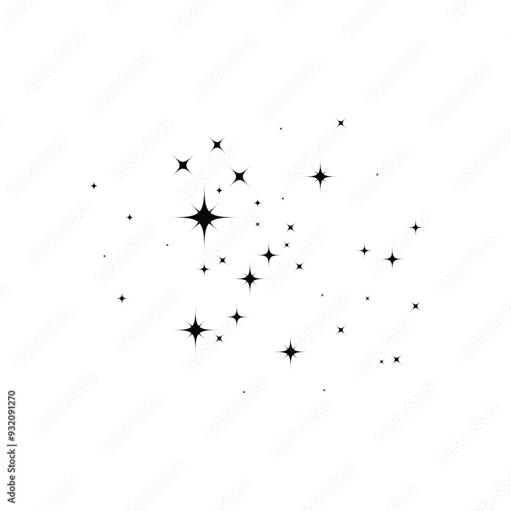 Obraz premium Sparkle Icon Vector Design.