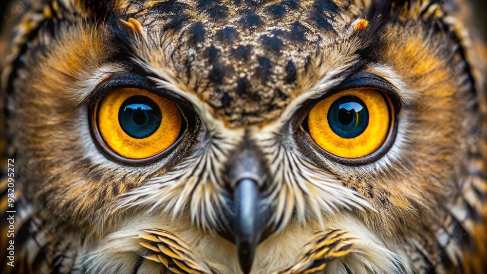 close-up-macro-eyes-of-an-owl close-up-macro-eyes-of-an-owl