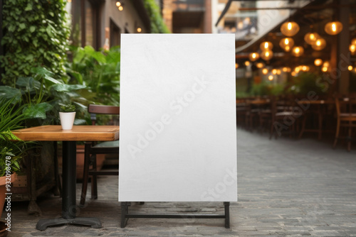 Easel wedding sign png transparent mockup