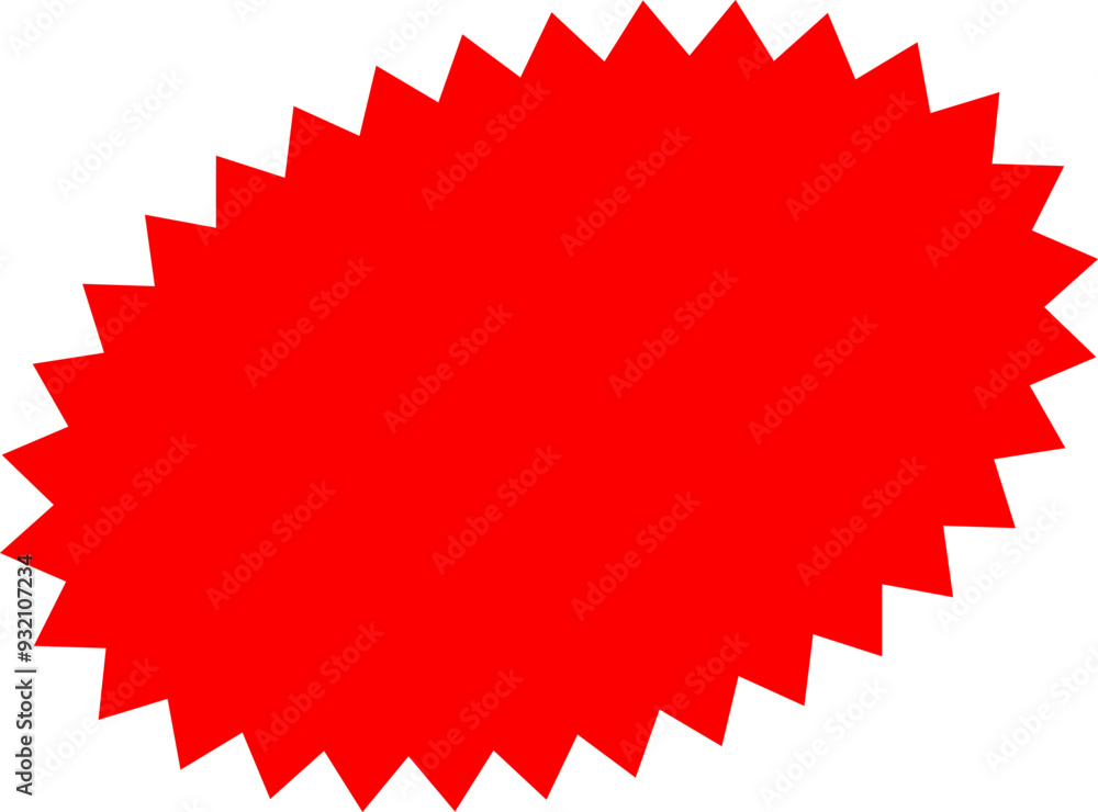Starburst red sticker set - collection of special offer sale oval and round shaped sunburst labels and badges. Promo stickers with star edges. Vector. Starburst red sticker set - collection of special offer sale oval and round shaped sunburst labels and badges. Promo stickers with star edges. Vector.