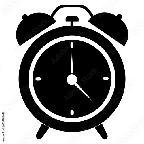 


     Retro alarm timepiece vector illustration.
