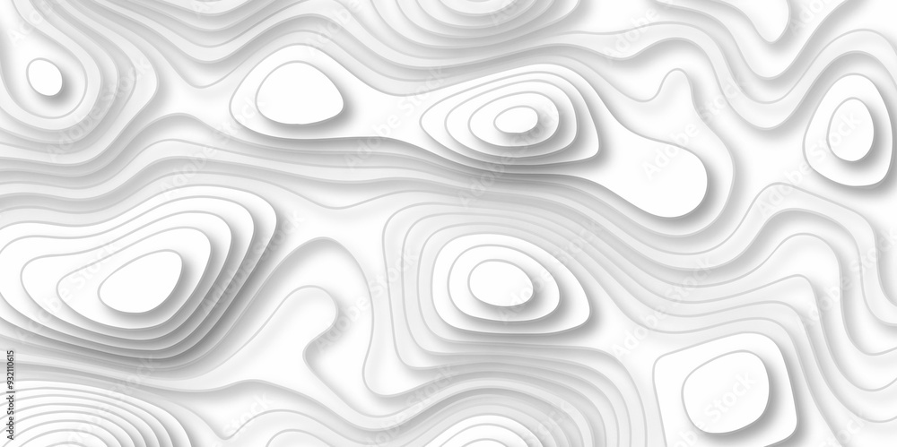 Abstract geometric layered curve line white background. 3d render, paper cut vector art background banner texture. multi layer cutout geometric patterns with smooth wavy layer. white background. Abstract geometric layered curve line white background. 3d render, paper cut vector art background banner texture. multi layer cutout geometric patterns with smooth wavy layer. white background.