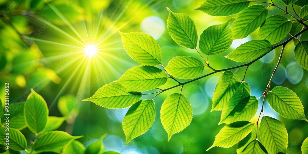 Sunlight Through Leaves, Close-Up, Green, Nature, Summer, Photography Sunlight Through Leaves, Close-Up, Green, Nature, Summer, Photography