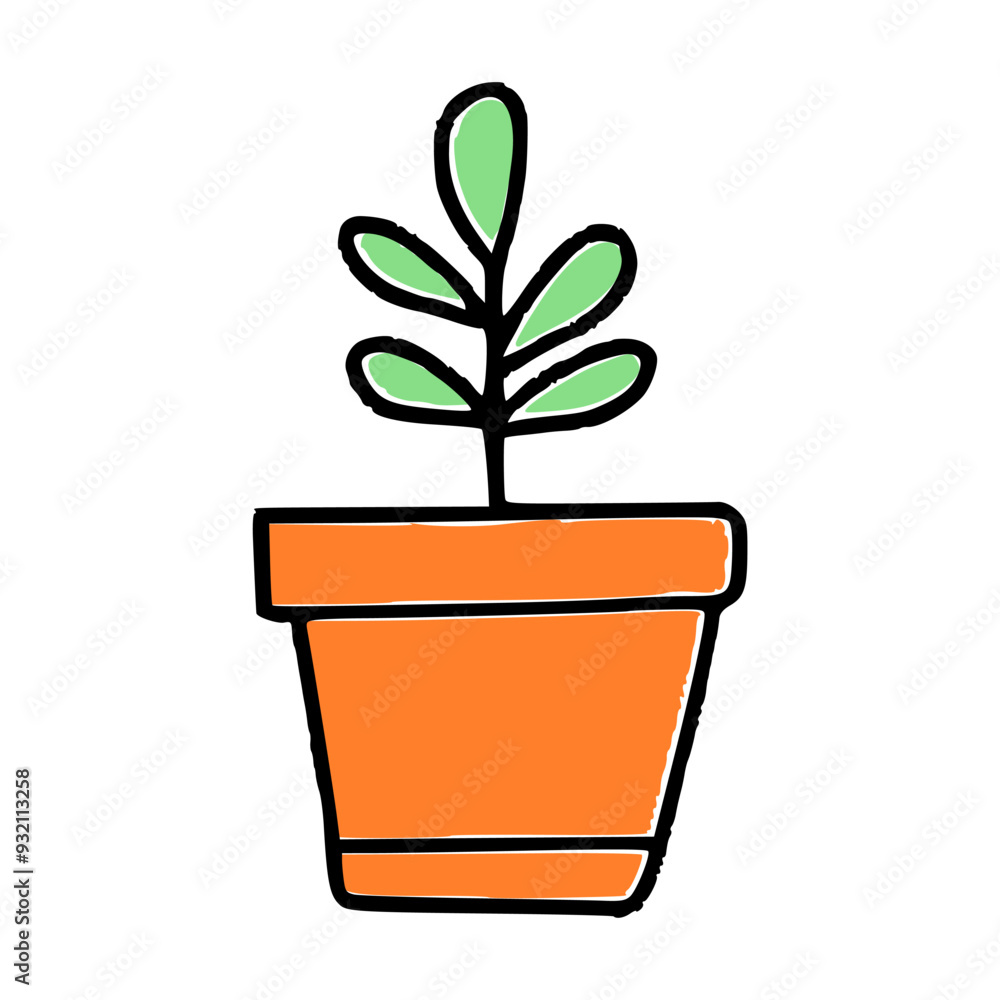 plant in pot plant in pot