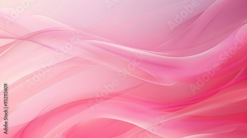 Soft Pink Abstract Flowing Wave Background with Gradient