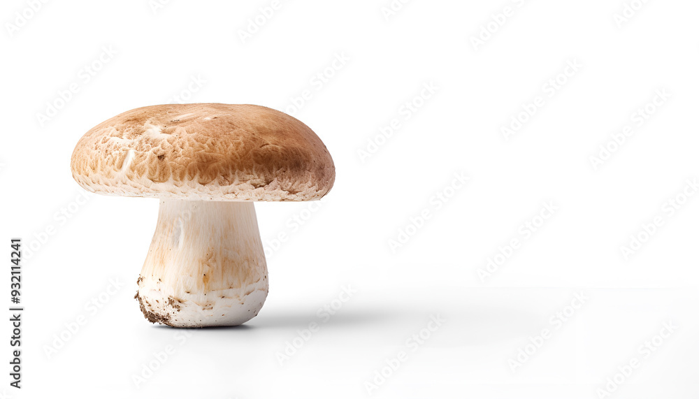 Mushroom champignon isolated on white background Mushroom champignon isolated on white background