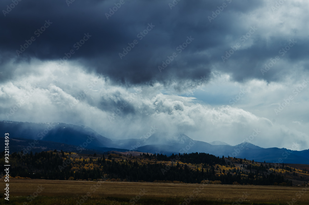 Cloudy Day in Jackson Hole, Wyoming Cloudy Day in Jackson Hole, Wyoming
