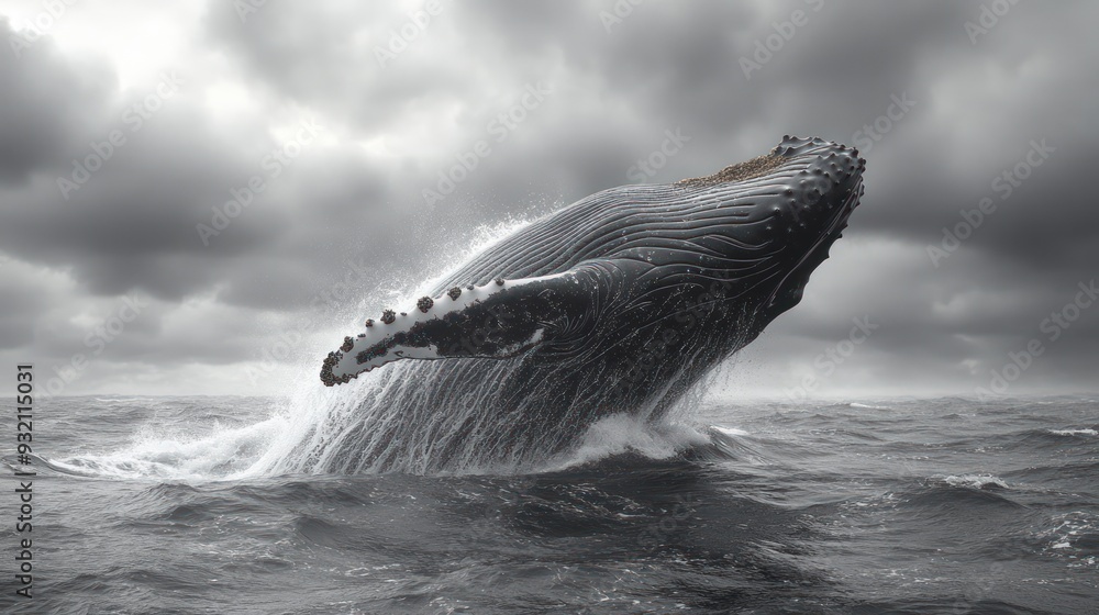 Fototapeta premium Humpback Whale Breaching