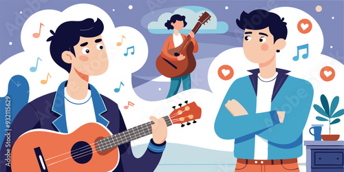 guitar player and guitarist