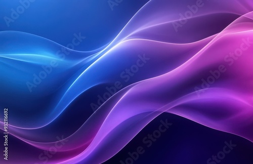 Wallpaper Mural Abstract background, a blue and purple gradient color with smooth lines Torontodigital.ca