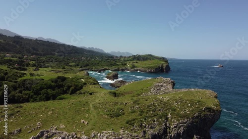 Stunning Coastal drone Scenery of Asturias, Spain - Captured in 4K