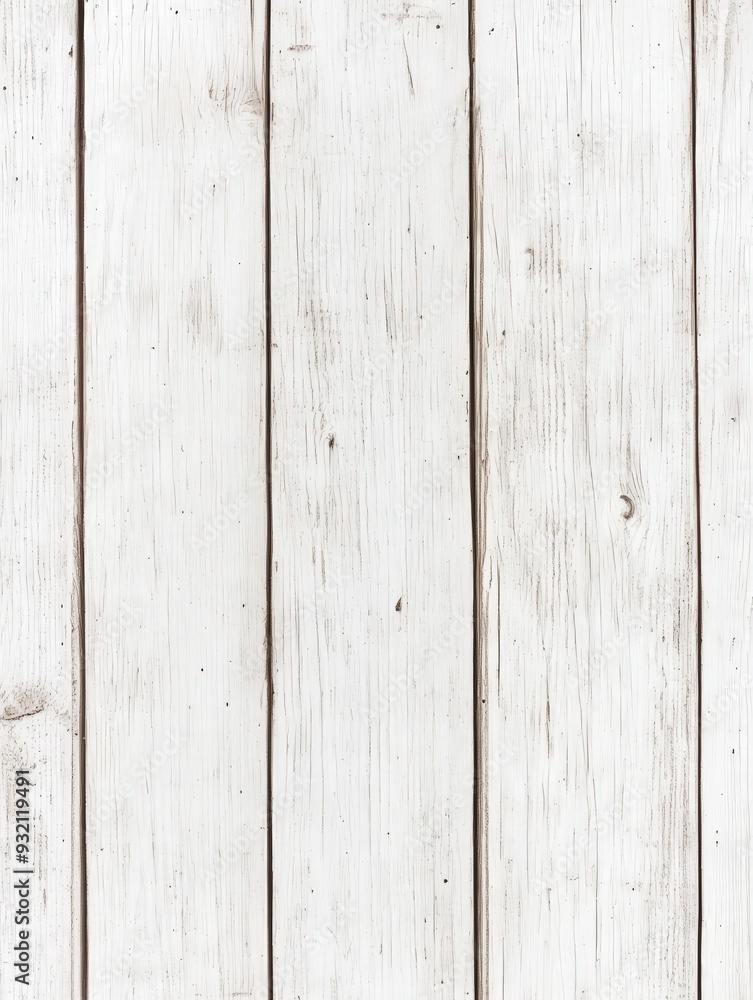 Fototapeta premium Rustic white wood planks texture for interior design and backgrounds