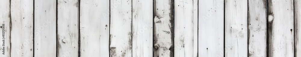 Rustic white wood planks with grain and weathered texture Rustic white wood planks with grain and weathered texture