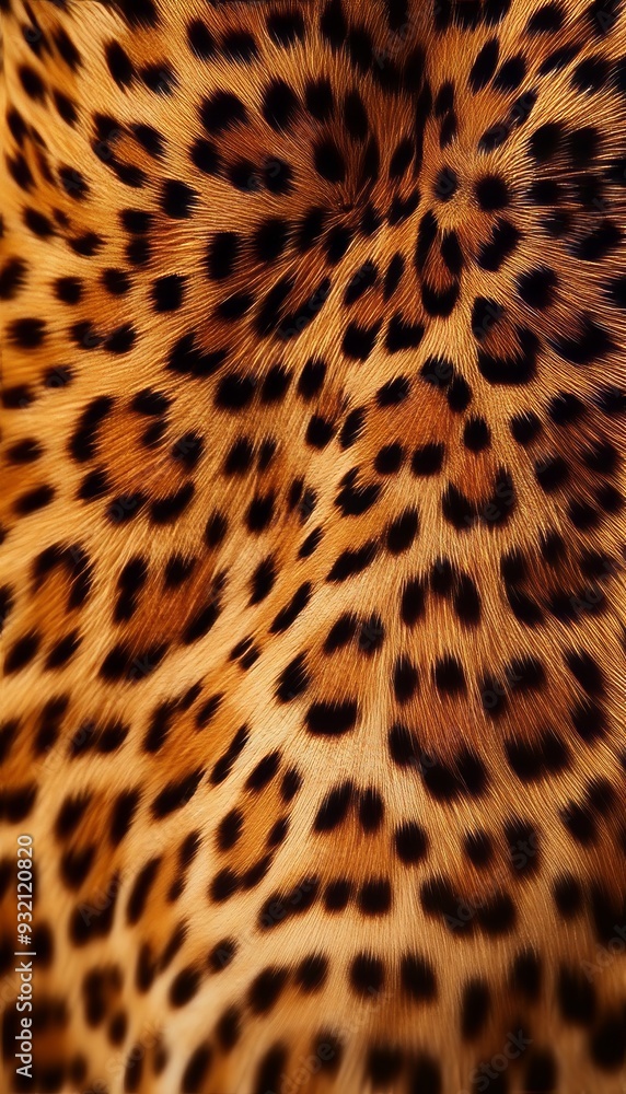 Leopard Fur Texture: Close-Up of Wildcat Spots Leopard Fur Texture: Close-Up of Wildcat Spots