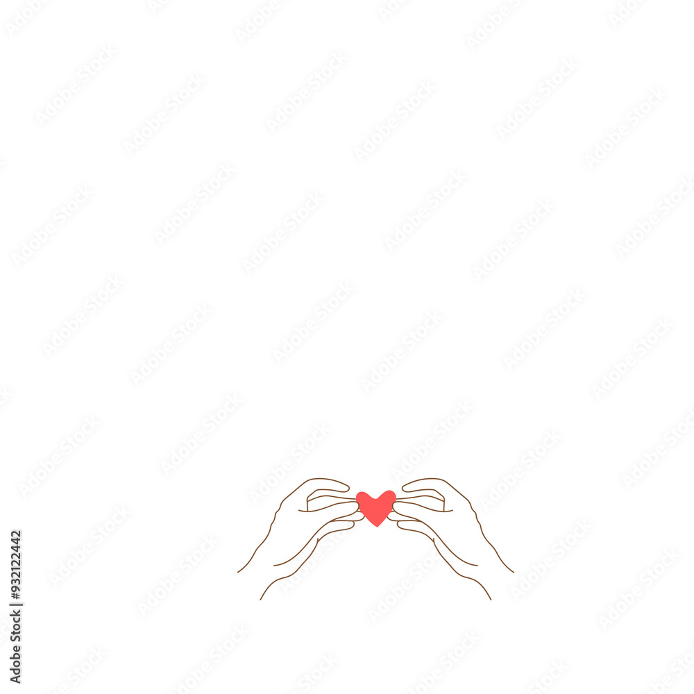 A Hand Gesture with a Heart A Hand Gesture with a Heart