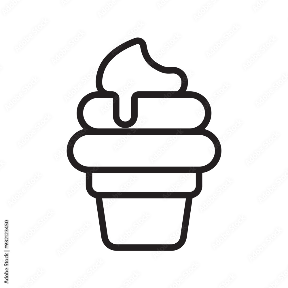 ice cream icon design vector template ice cream icon design vector template