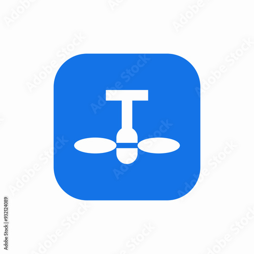 ceiling fan chandelier icon sign