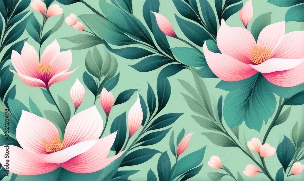 Beautiful pattern wallpaper with soft color Beautiful pattern wallpaper with soft color