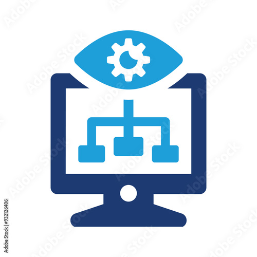 Computer vision icon
